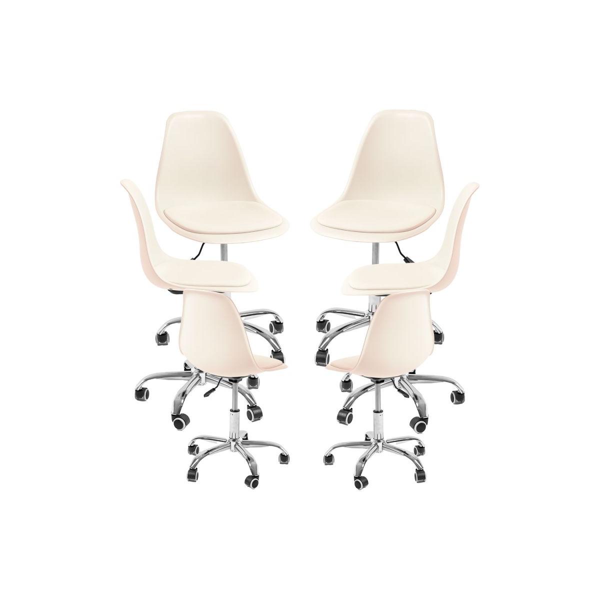 Regalos Miguel - Packs Sillas - Pack 6 Sillas Dami Office - Beige