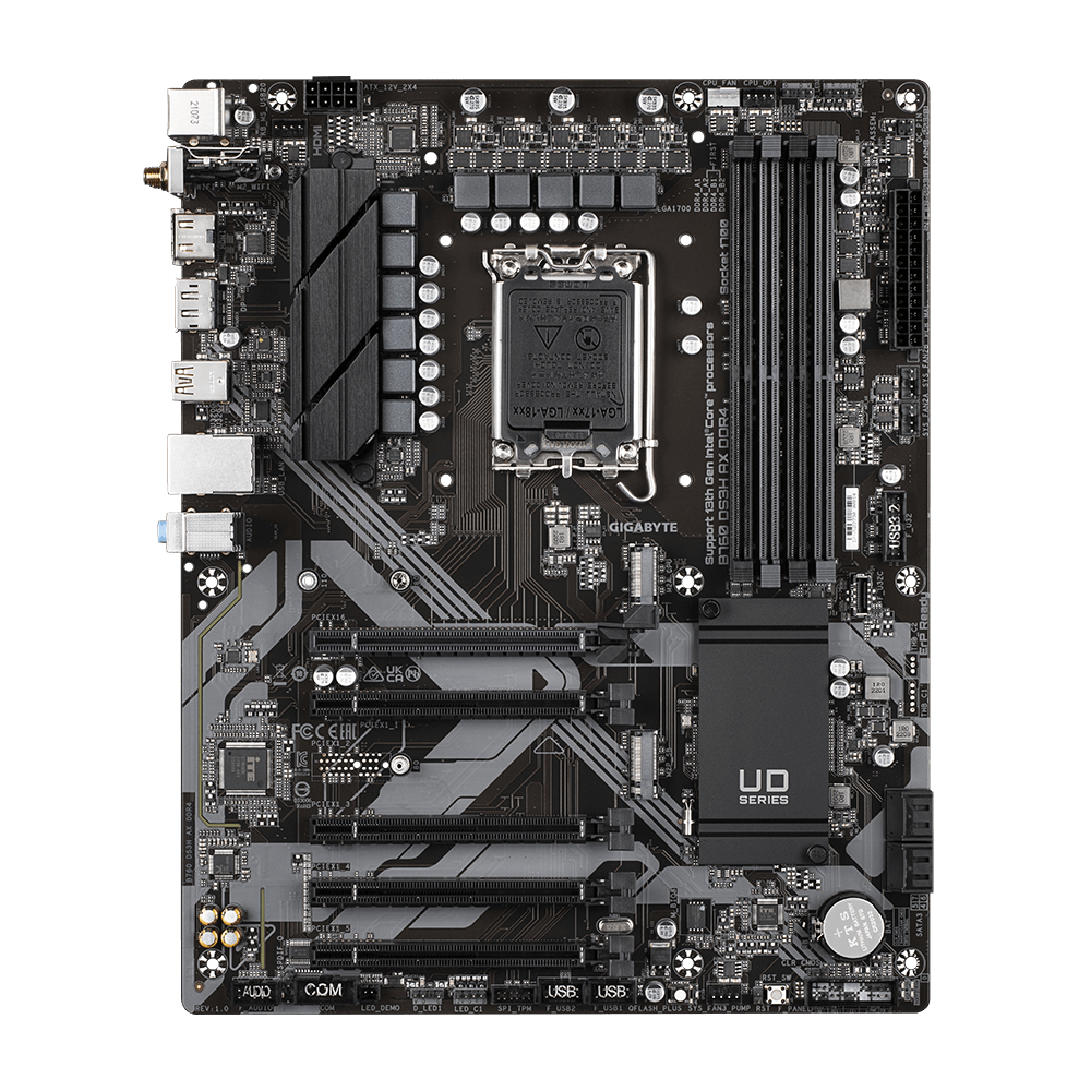 Gigabyte B760 DS3H AX DDR4 - LGA 1700 - ATX - Intel B760 Express