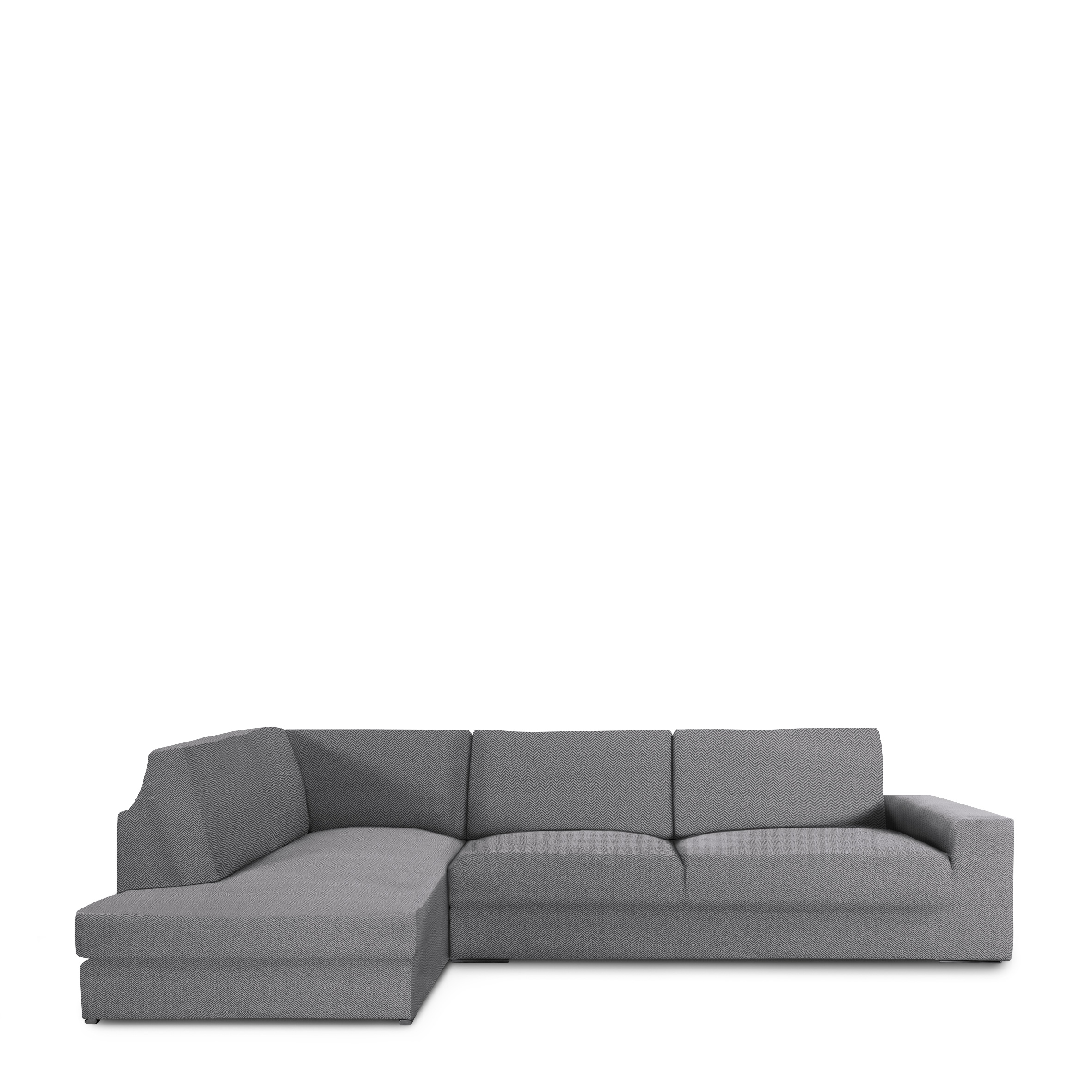 Fundas de sofa chaise longue con respaldo premium jaz izquierda (Mirando de frente) c/6, Tamaño izquierda, 170x310x110cm, Fábricada en España