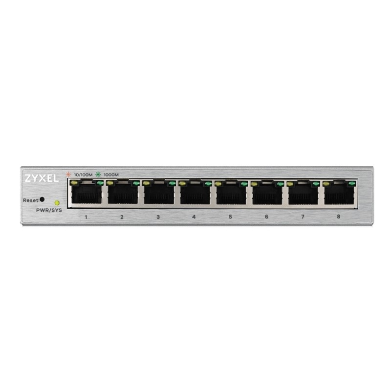 Switch Zyxel GS1200-8 de 8 Puertos Gigabit Ethernet