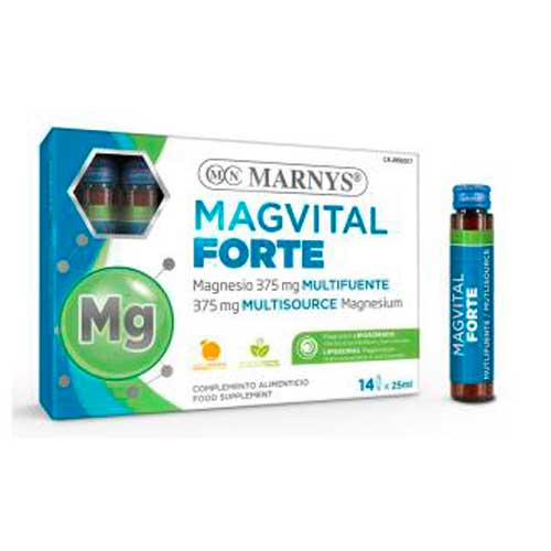Marnys Magvital Forte 14Viales - Óptima Cantidad Biodisponible