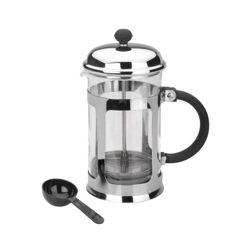 LACOR Cafetera Vidrio Francesa Lacor | Cafetera 6 Tazas 800 ml | Permite preparar Te Café Leche Chocolate Leche Infusiones