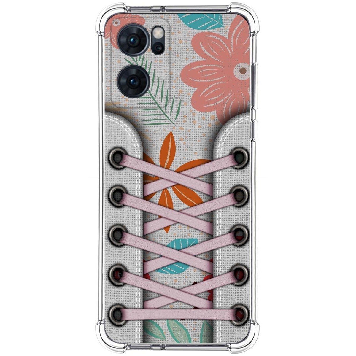 Funda Silicona Antigolpes para Oppo Reno 7 5G diseño Zapatillas 09 Dibujos