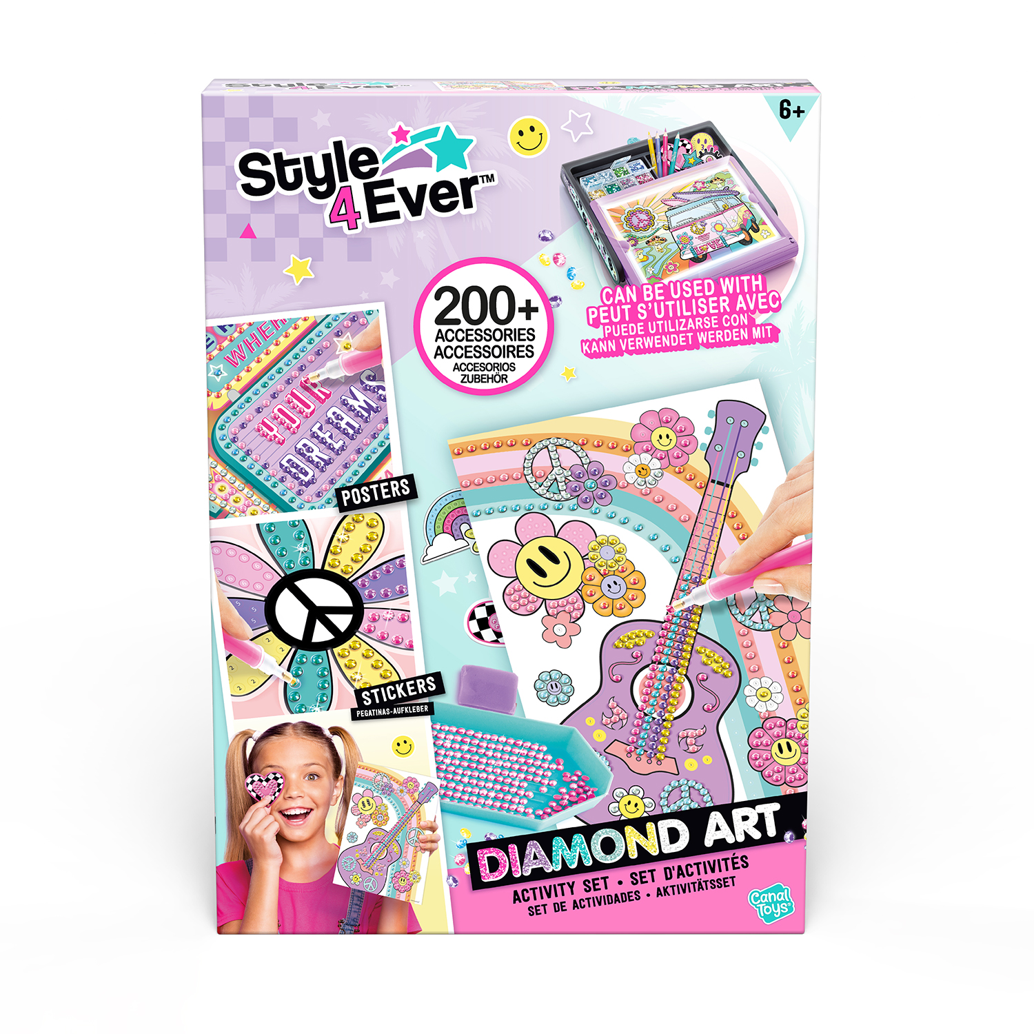 Kit de recarga Diamond Art - Style 4 Ever - Canal Toys - OFG321