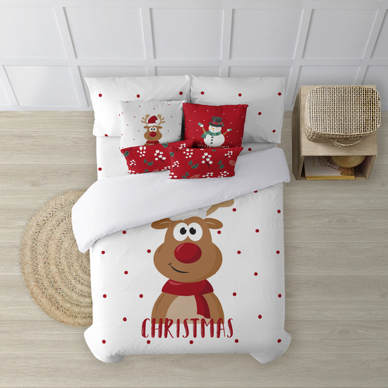 BL BELUM - Funda nórdica navidad 50% algodón - 50% poliéster- Funda nórdica con botones Laponia 21 - Funda Nórdica Extrasuave - Funda Nórdica 100% Made in Spain