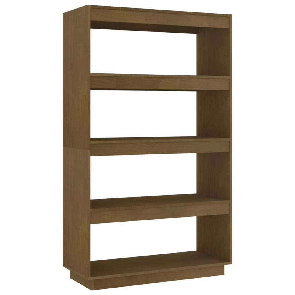 Vidaxl Estantería de Madera Maciza Pino 80x35x135 Cm Natural
