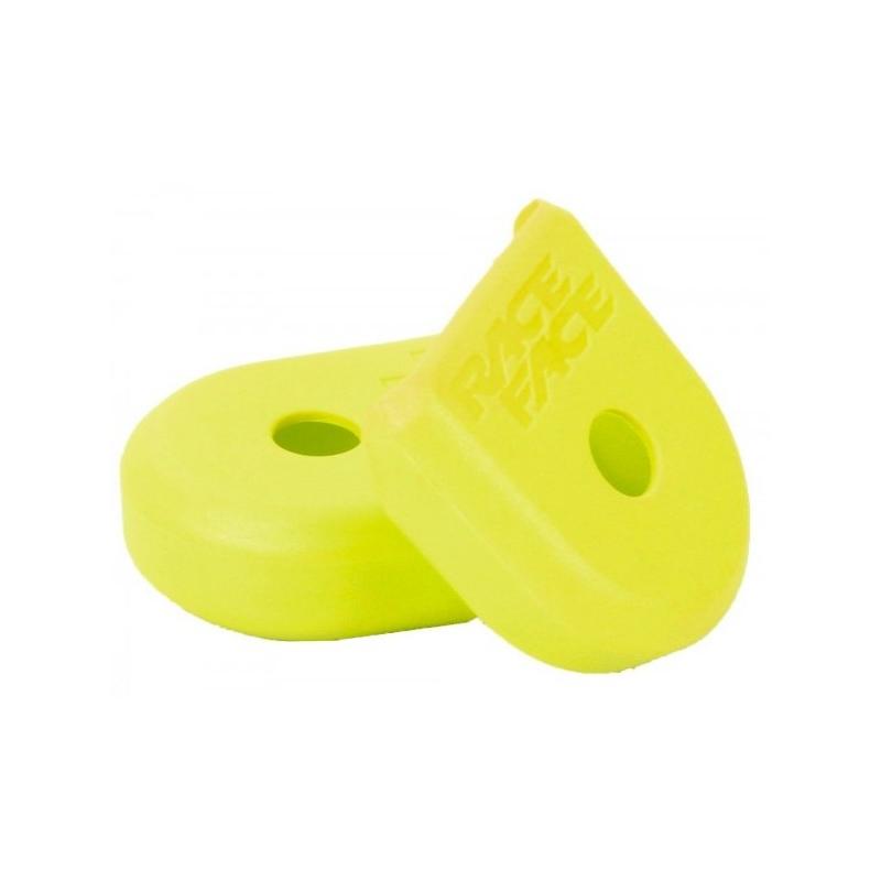Race Face - Protector de biela Biela Goma Medium Alu Amarillo para bicicleta de montaña, compatible con bielas de aluminio y carbono de Race Face, SRAM y Shimano, ideal para ciclismo deportivo
