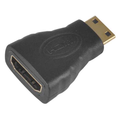 Equip Adaptador Mini HDMI Macho a HDMI Hembra Conexión Rápida Compatible con Tablets Pcs Minipcs