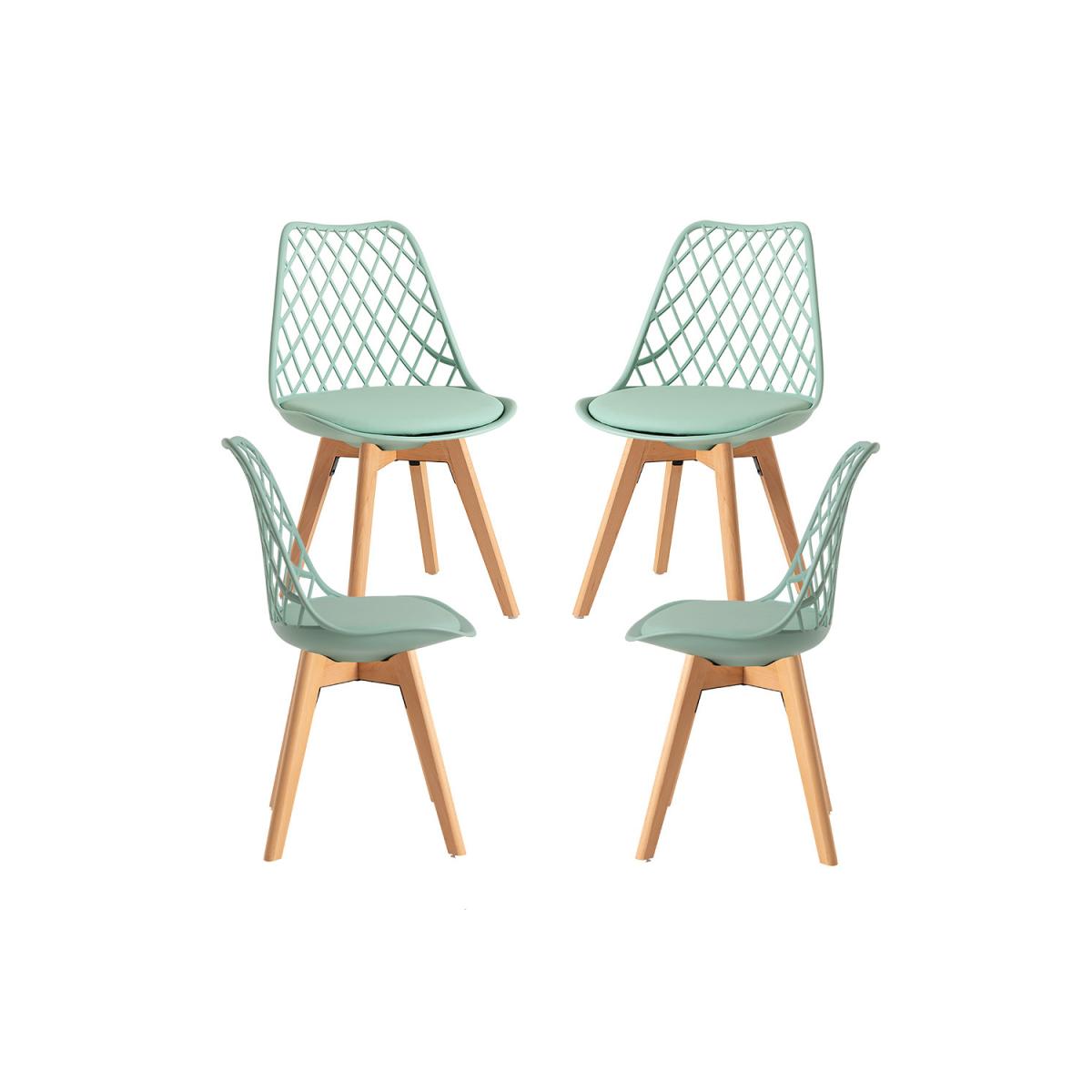 Regalos Miguel - Packs Sillas Comedor - Pack 4 Sillas Mima - Celadón