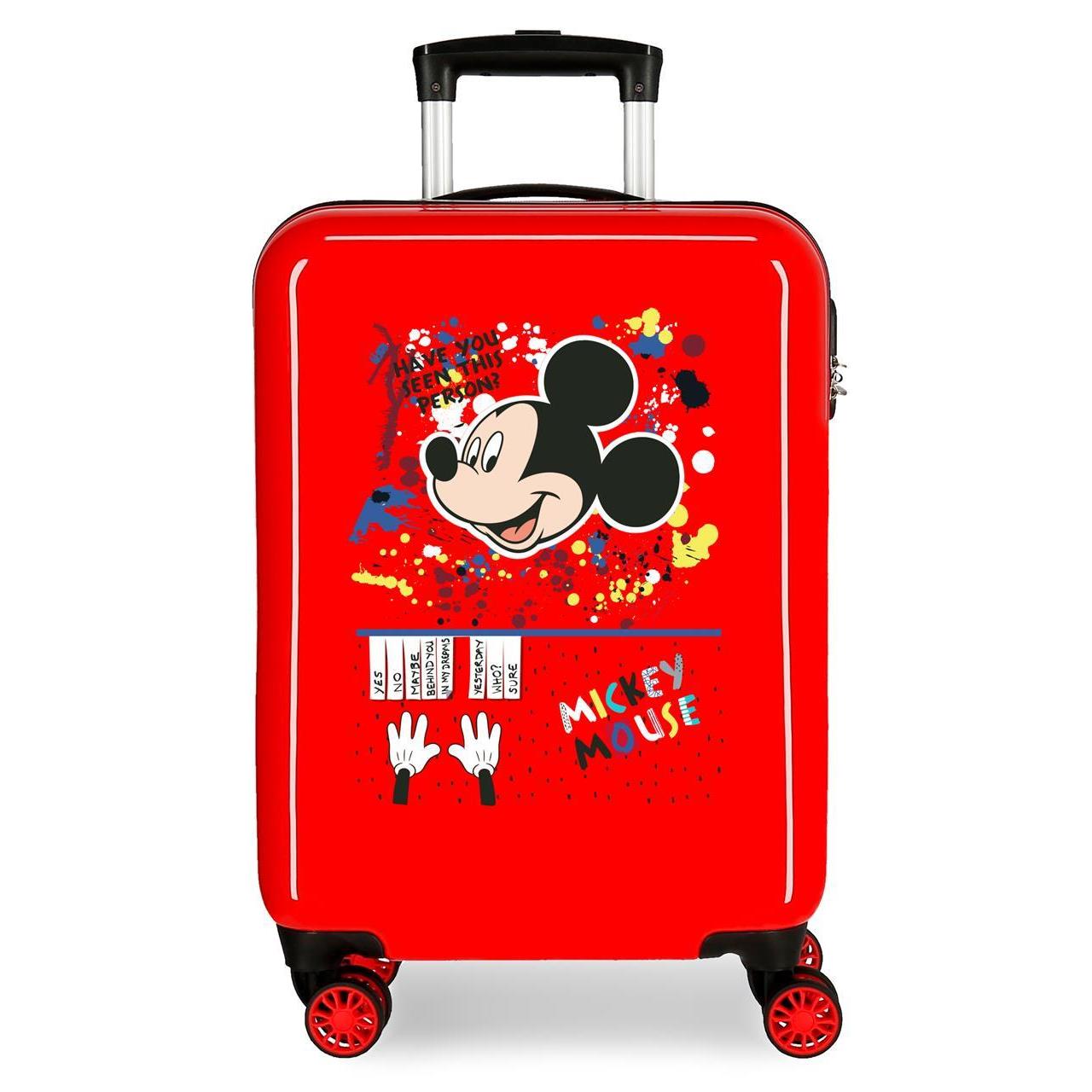 Disney Mickey Maleta De Cabina ABS Rígida Colour Mayhem 55cm