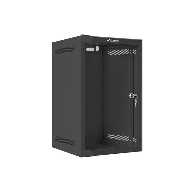 Armario Rack Lanberg 9U - Auto Ensamblado 10" - Hasta 20Kg - Negro