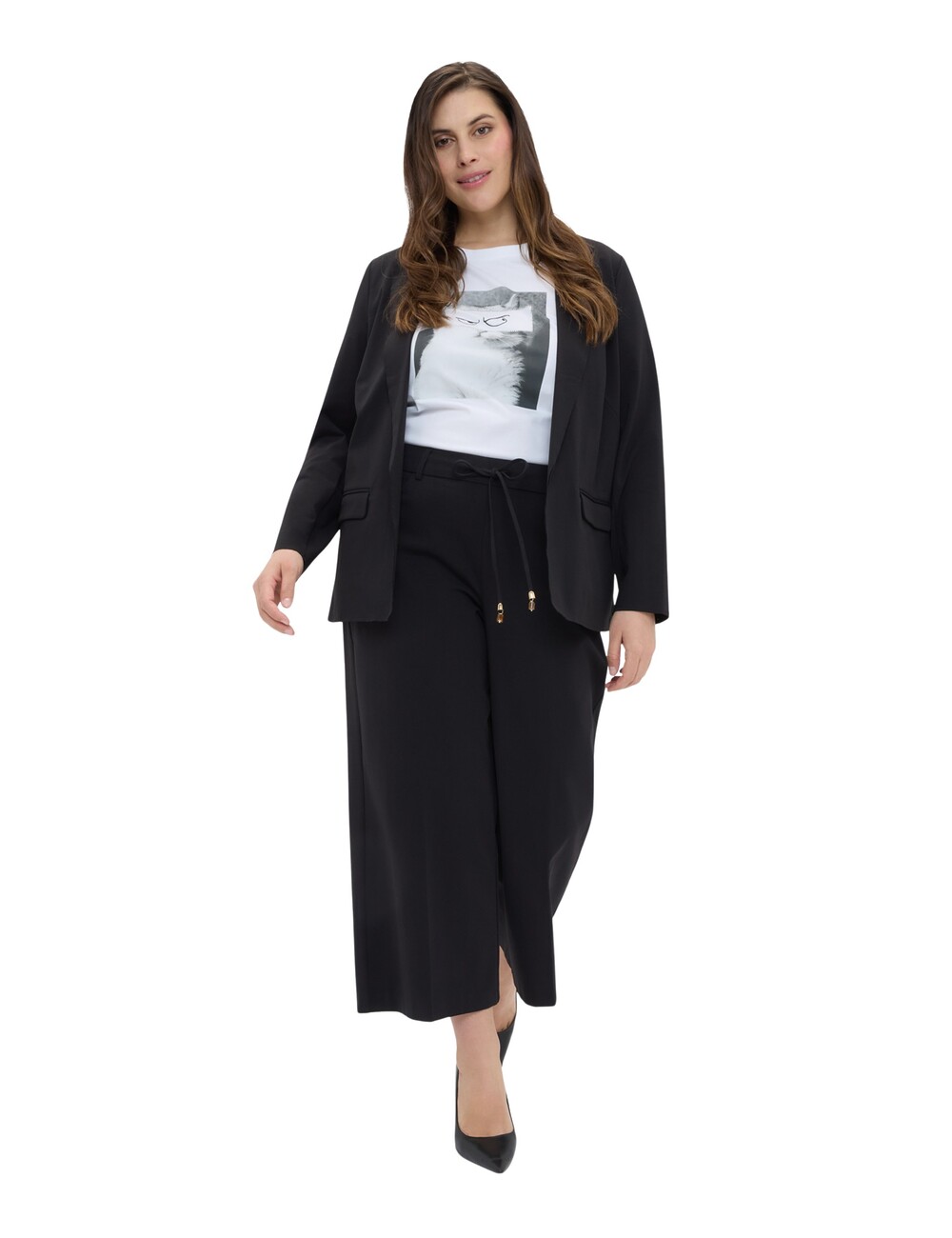 Fiorella Rubino - Blazer en punto Milano de mezcla de algodón
