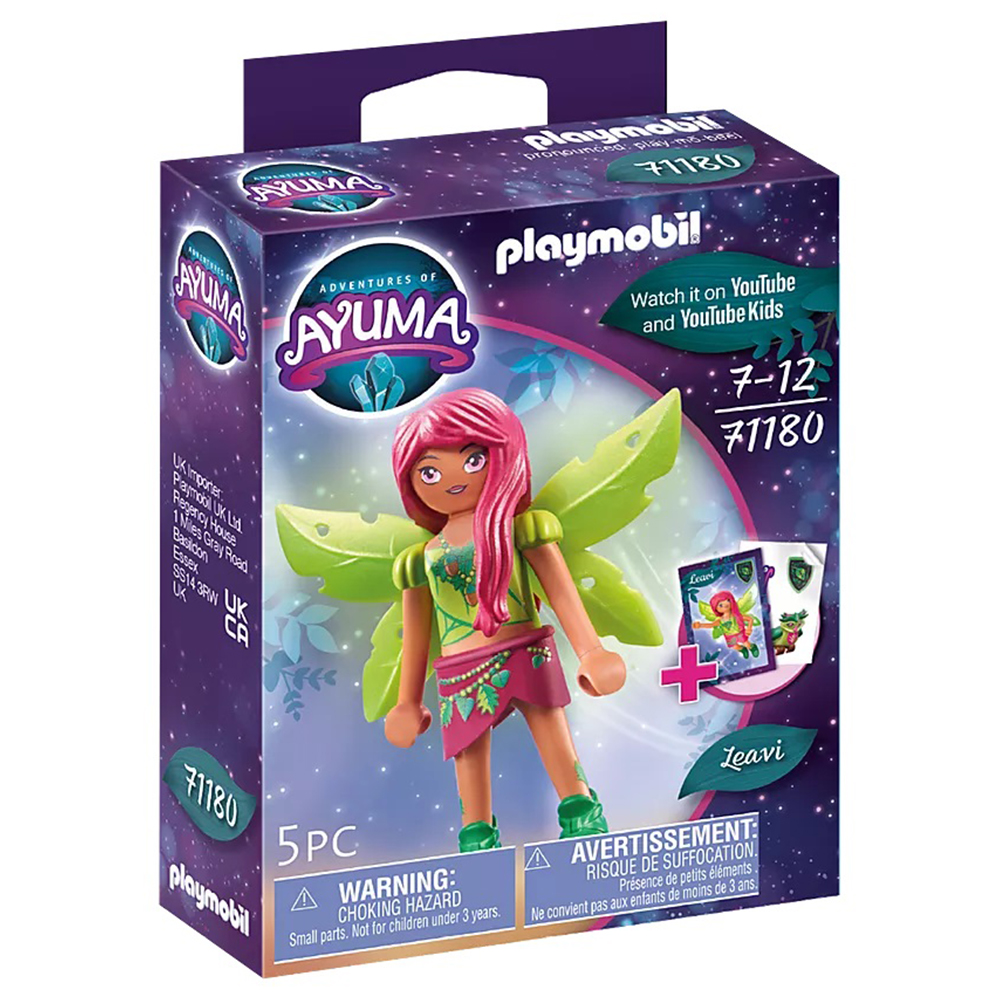 PLAYMOBIL AYUMA - FOREST FAIRY LEVI, 71180, PRODUCTO CON LICENCIA OFICIAL, ENVIO 24-48 HORAS PENÍNSULA, PIEZAS, CLICKS, COLECCIONABLES, JUGUETES, FIGURA, MUÑECO, FAMOBIL, 100% ORIGINAL