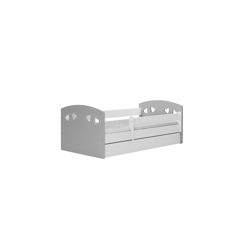 Cama 160 x 80 cm Kocot Kids com gaveta e colchão Julia Mix Grey