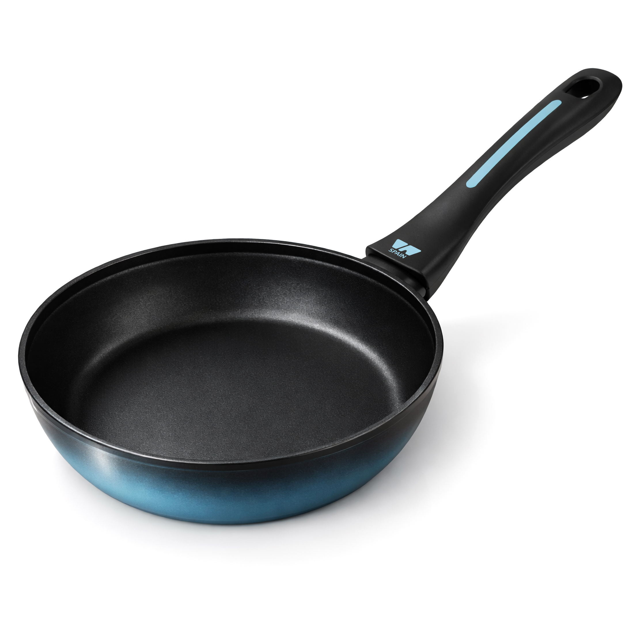 Briebe Mare Sartén Inducción Acero Forjado 20 cm Antiadherente sin PFOA, Todas Cocinas, Fabricada en España, , Azul