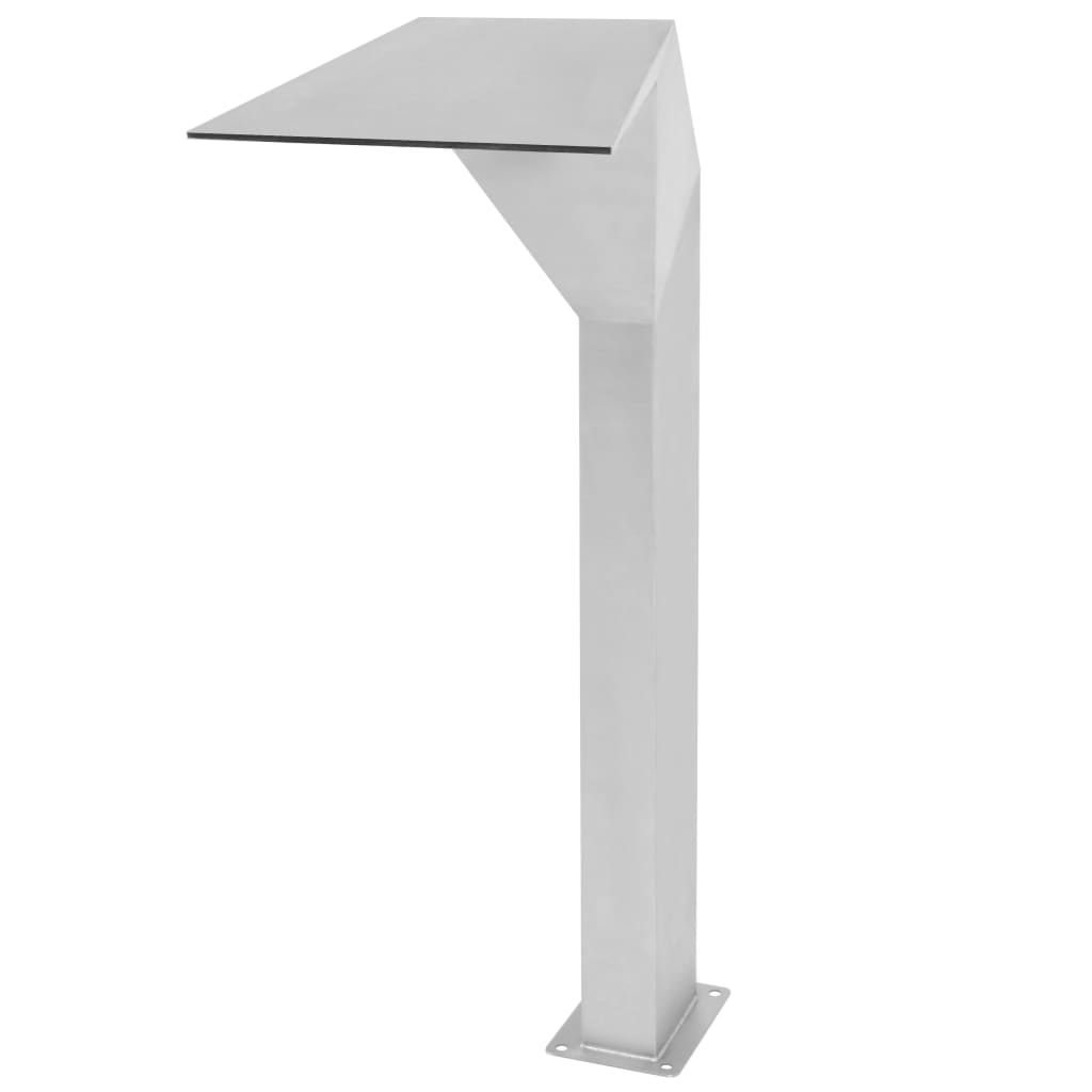 vidaXL Fuente para Piscina de Acero Inoxidable Plateada Decoración Dimensiones 64 x 30 x 52 cm, 50 x 30 x 90 cm