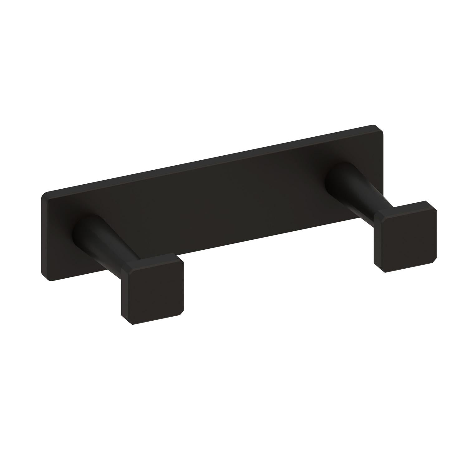 BELTRAN 977 HOTEL Percha Doble Remate Cuadrado Negro - ref: 064-977