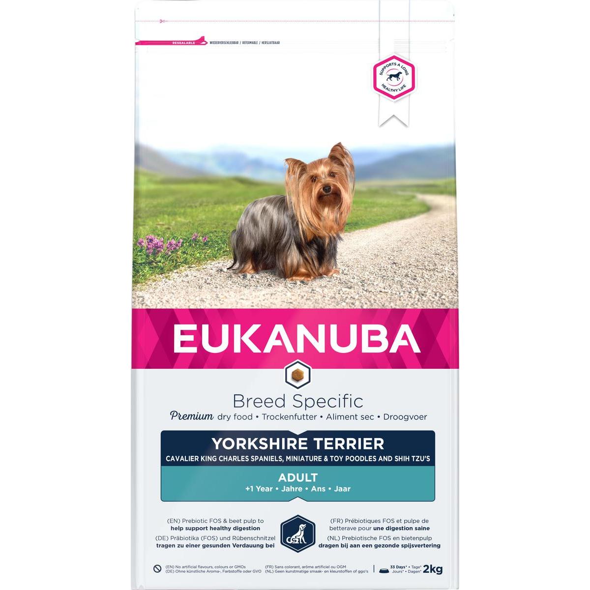 Eukanuba Alimento Seco (Croqueta) Para Perros Yorkshire Terrier Adultos 2 Kg