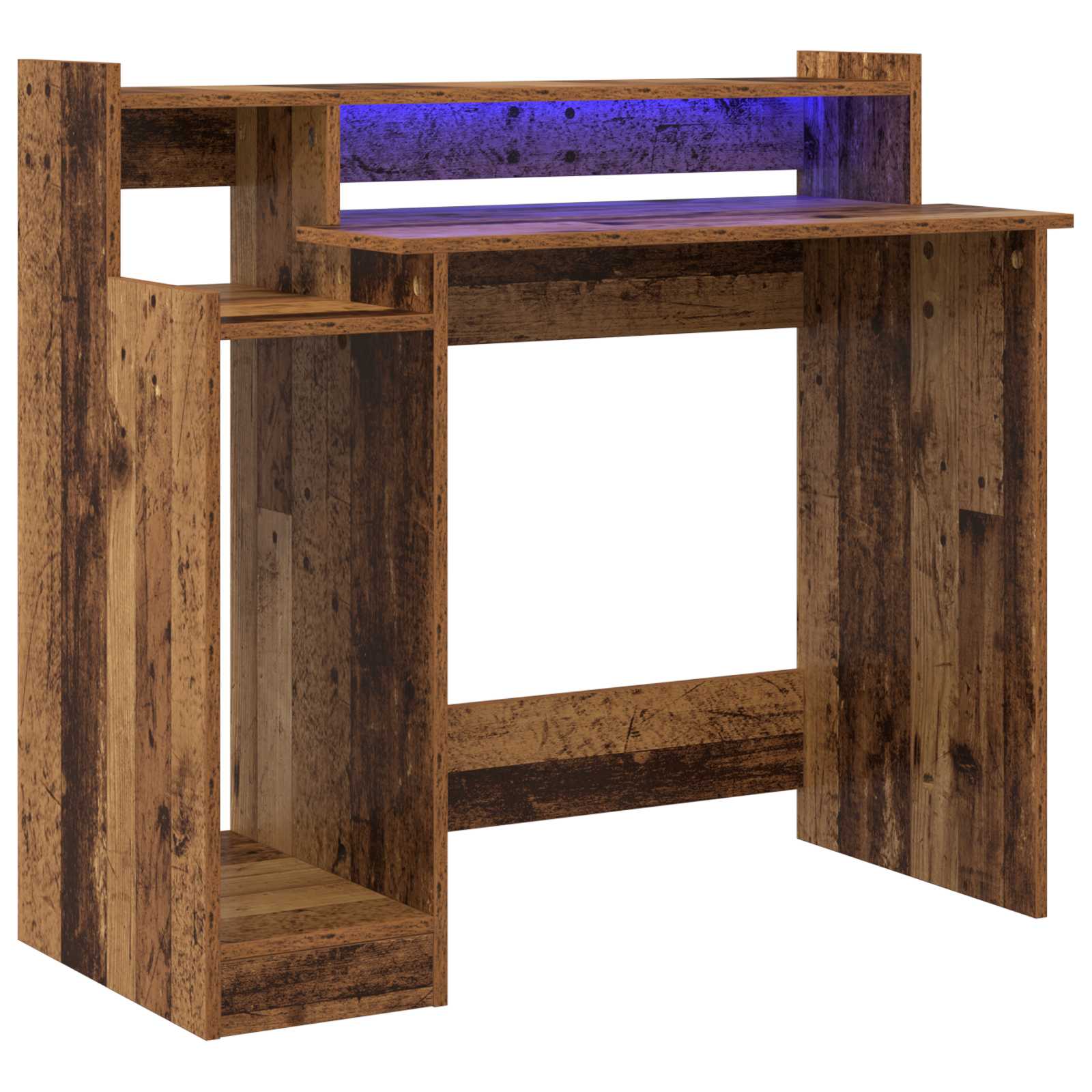 vidaXL Escritorio Madera vieja 97 x 45 x 90 cm Madera de ingeniería