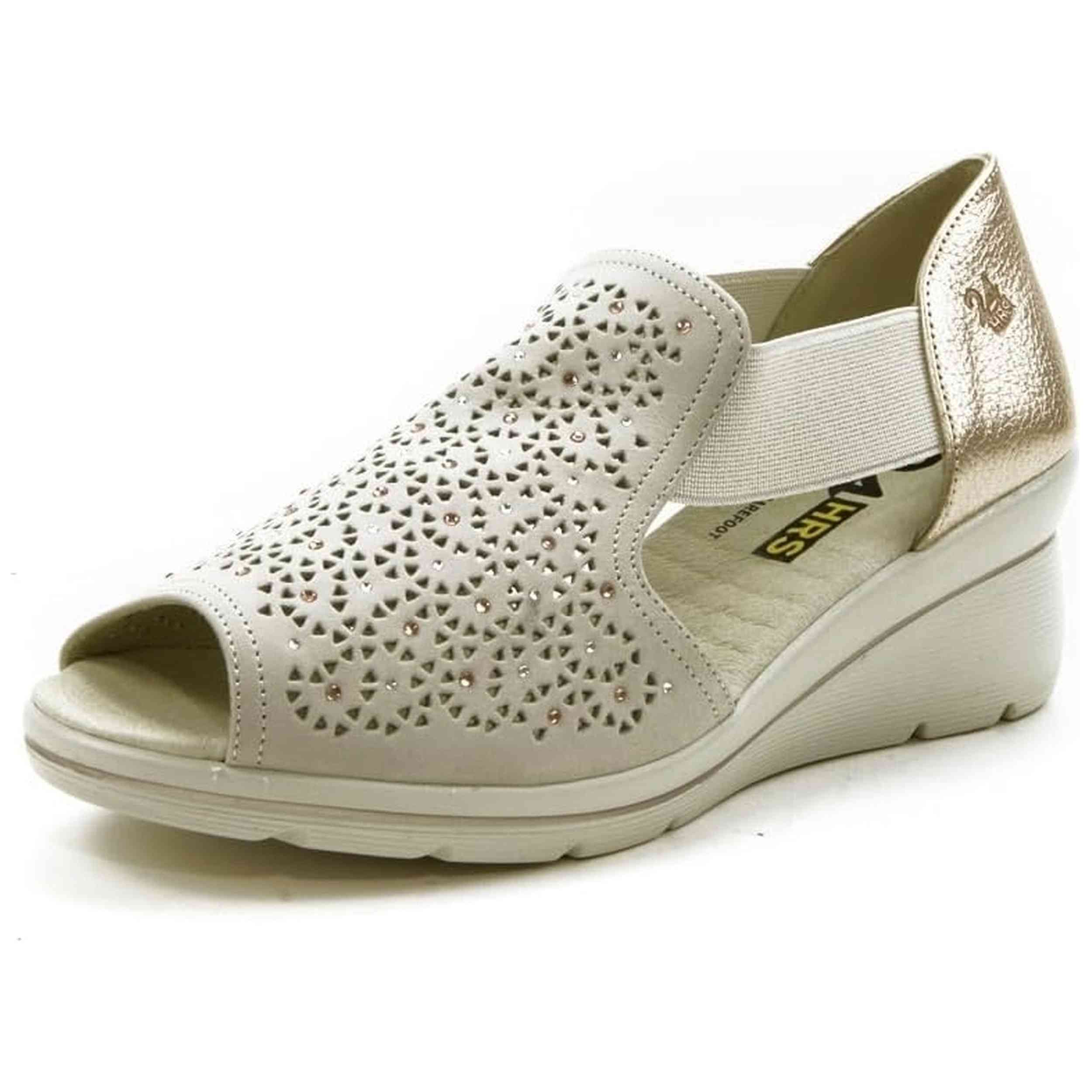 Sandalias De Tacon 24 Horas modelo 10121-166807 para Mujer en color Beige