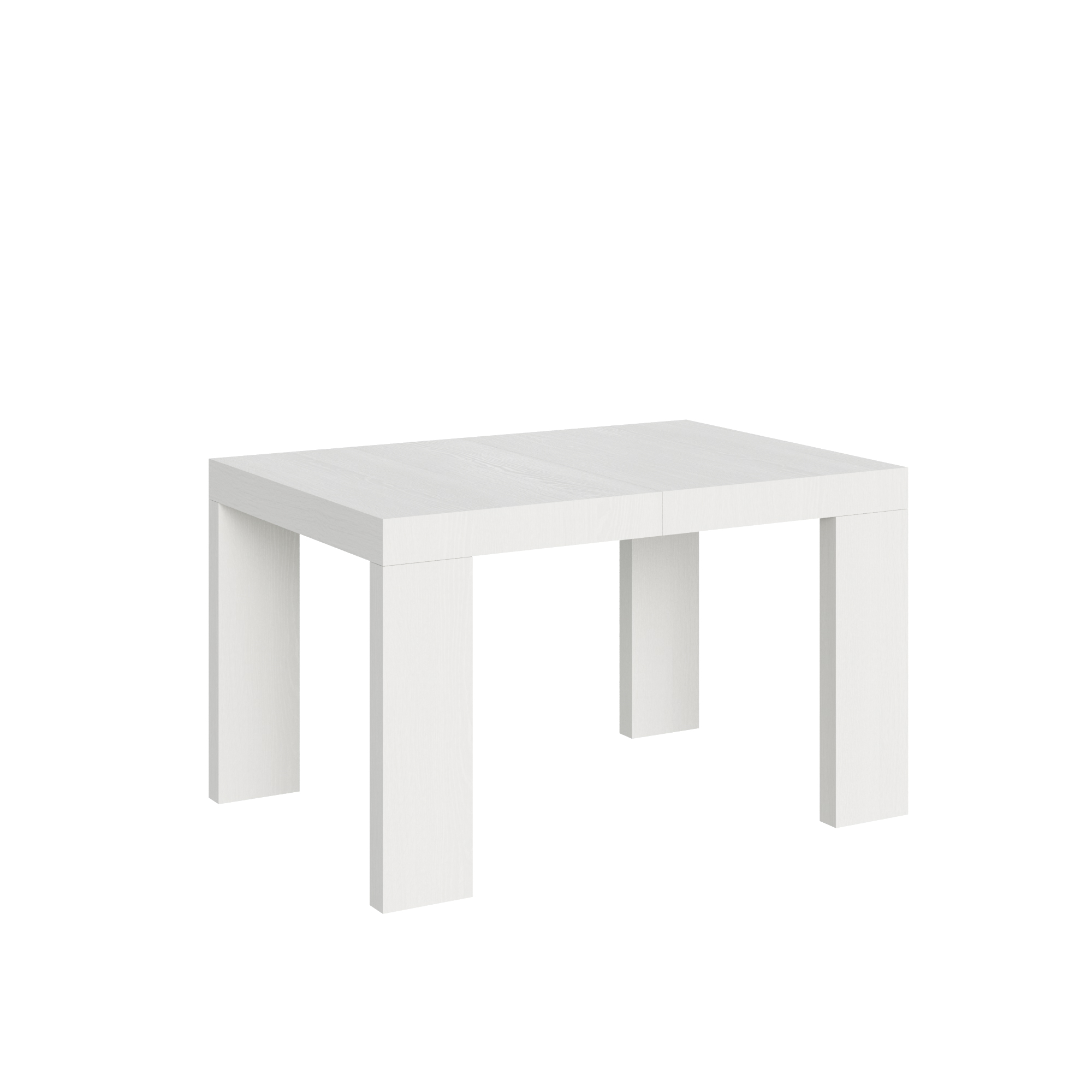 Mesa extensible 90x130/390 cm Roxell Fresno Blanco - Itamoby