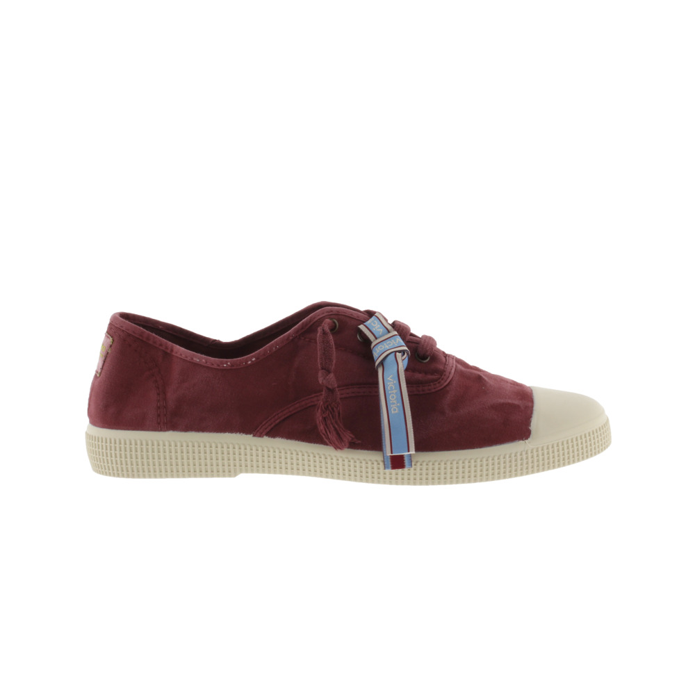 Victoria 110 Inglesas de lona envejecida DREC con cordones al tono y accesorio pulsera 1661102
