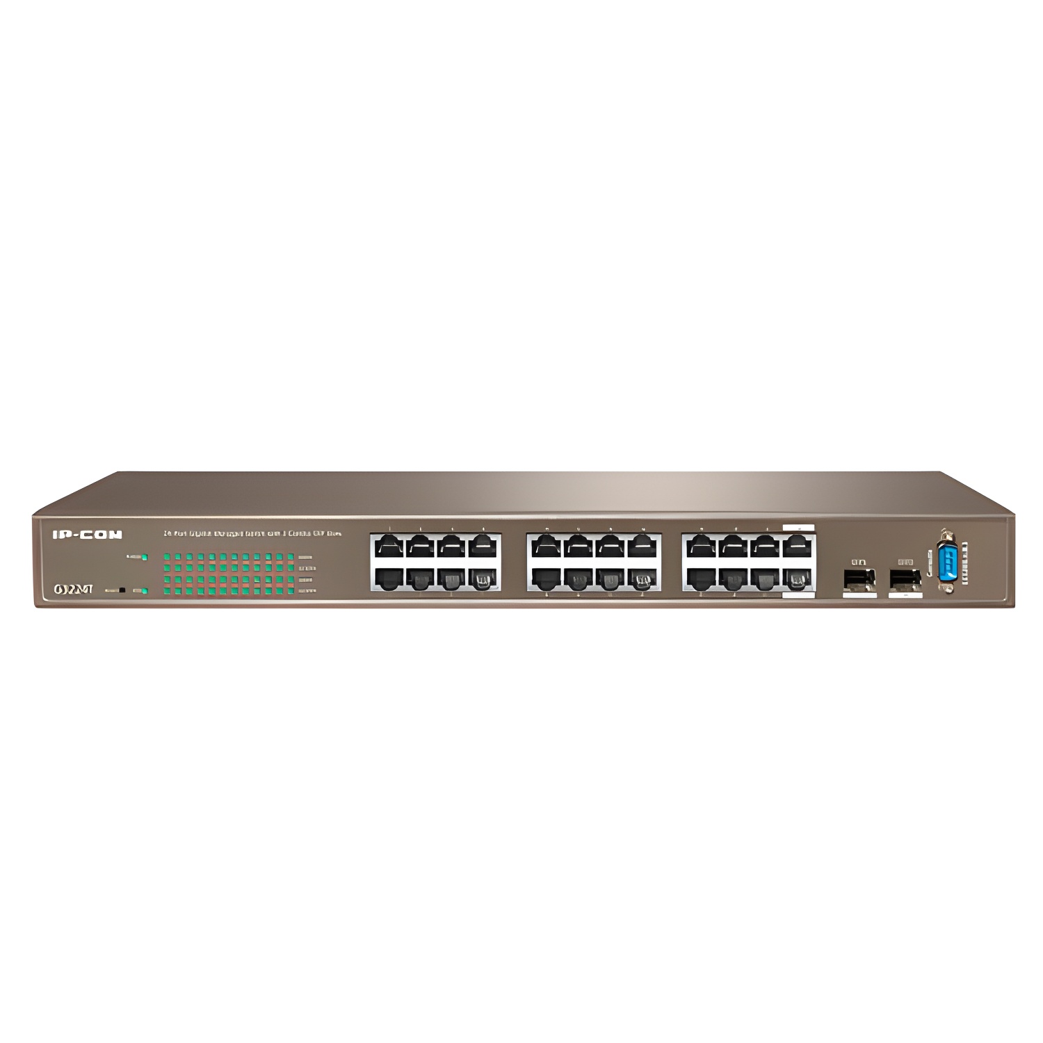 Ip-Com Switch G3224T de Gestión Completa 24 Puertos Gigabit con 2 Puertos SFP Combo y Consola