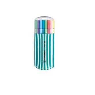 STABILO ROTULADOR STABILO PEN 68 ZEBRUI TURQUESA ESTUCHE 20 UNIDADE ROTULADORES 7x3x19 Cms.