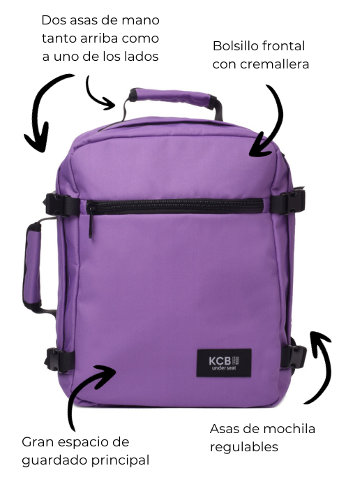 Mochila antirrobo grande KCB Combo