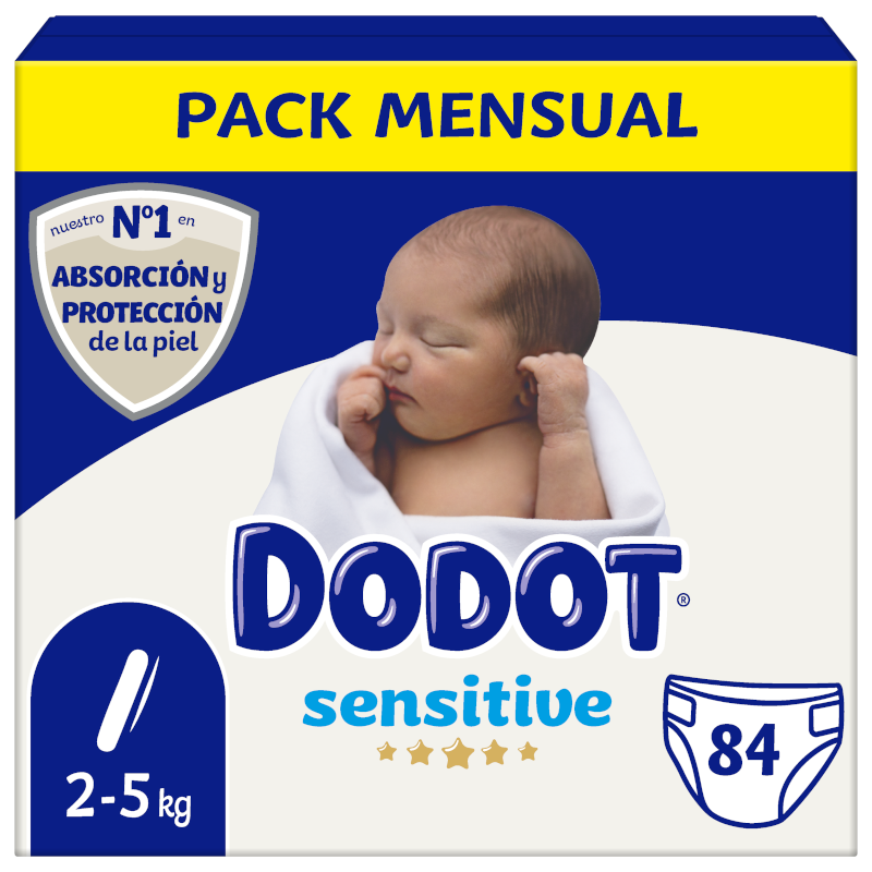 Dodot - Dodot Sensitive pañales talla 0,1,2.