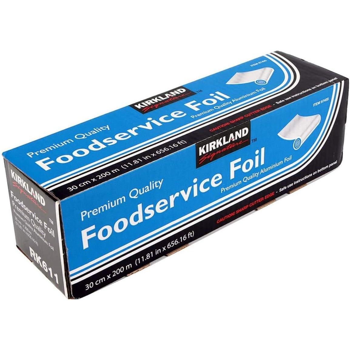 Kirkland - Papel de Aluminio Profesional para cátering, 30 cm x 200 m