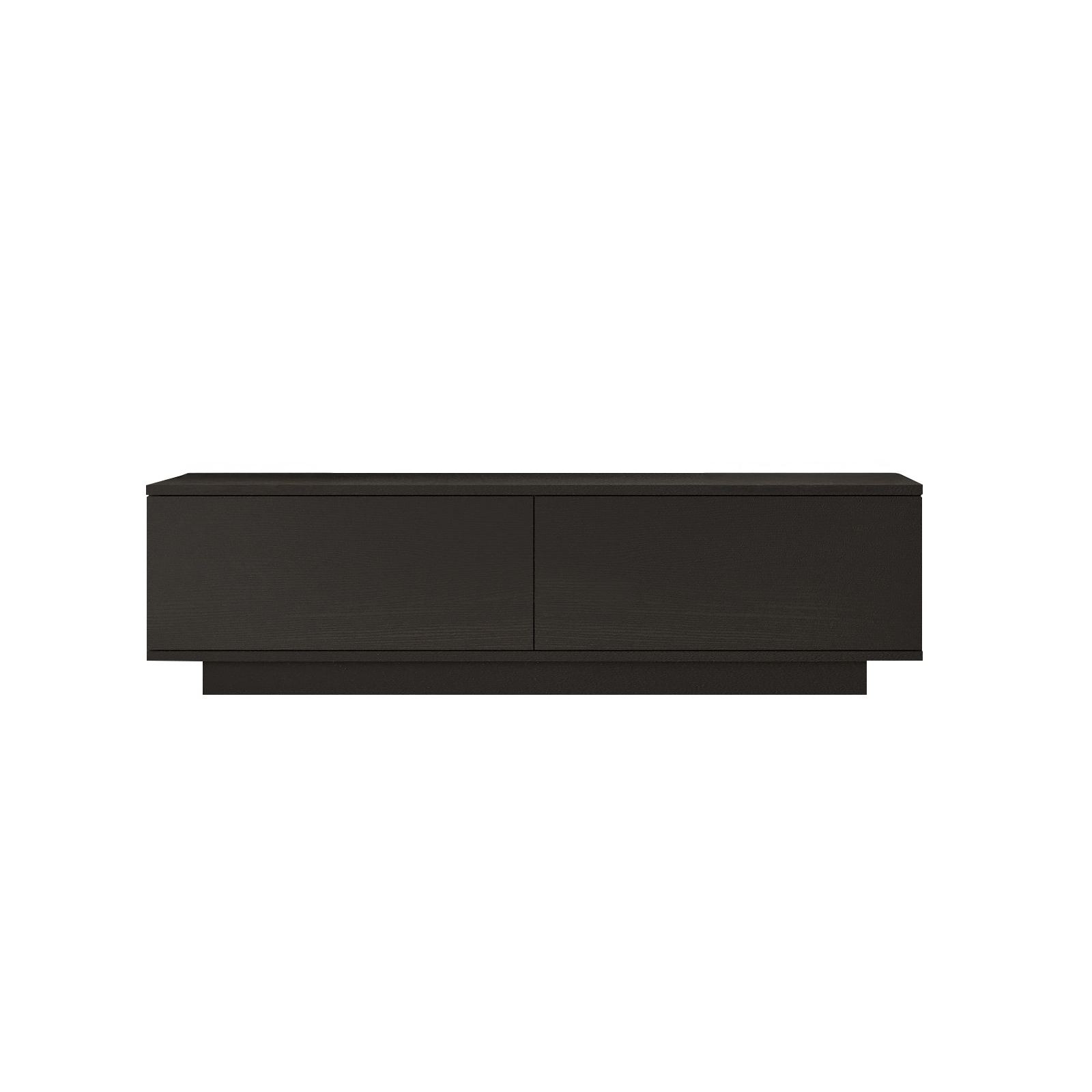 Habitat y Jardin - Soporte de TV de madera "FN1" - 140 x 35 x 38 cm - Negro
