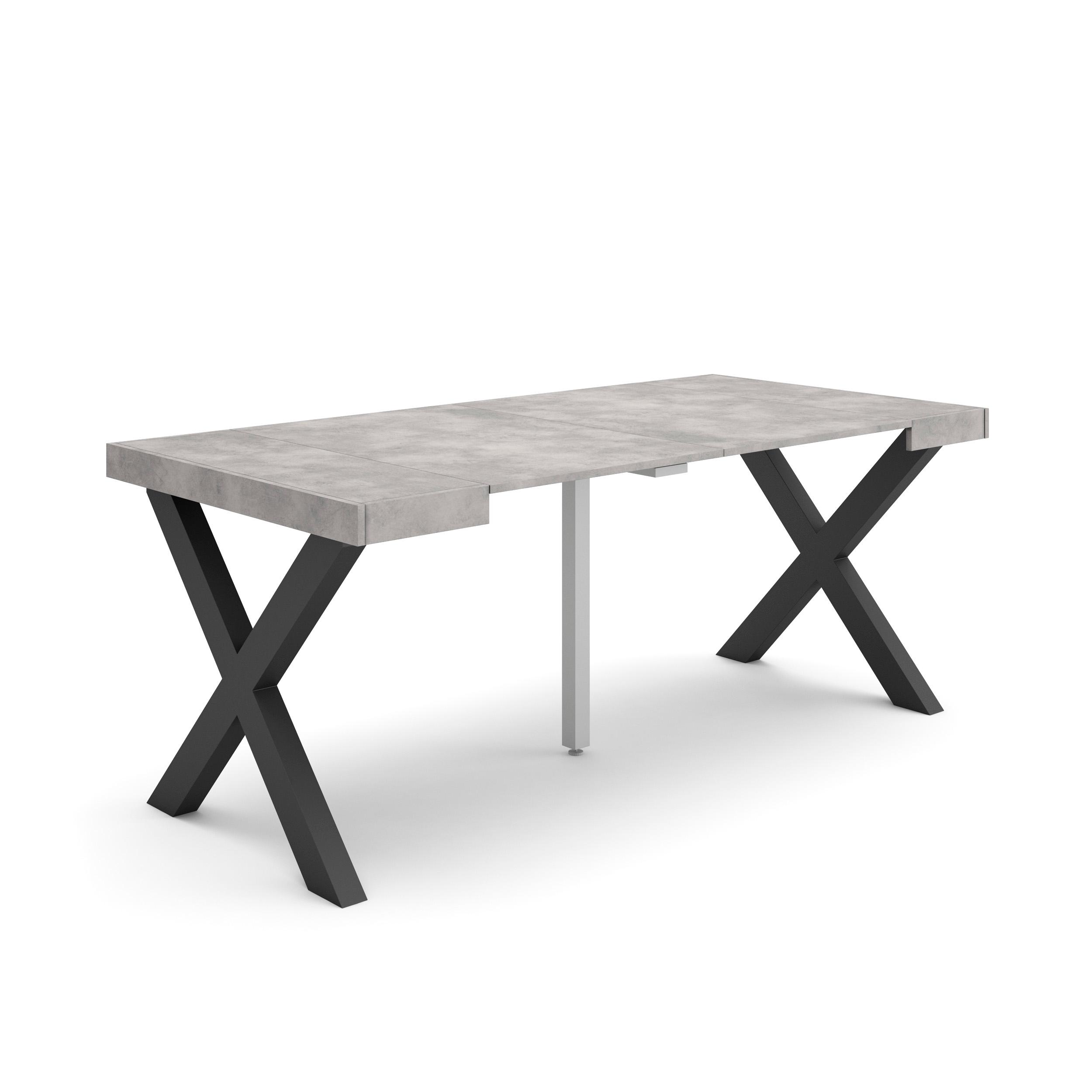 Skraut Home, Mesa Consola Extensible, Mesa Auxiliar, Tapa, 58/180x90x73cm, Práctica y Versátil, Varios colores disponibles