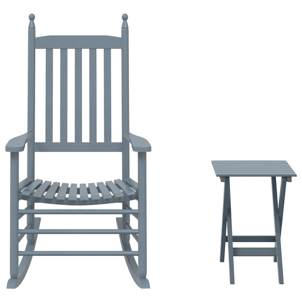 vidaXL Mecedoras con Asientos Curvos Sillones Sillas de Jardín Madera Maciza
