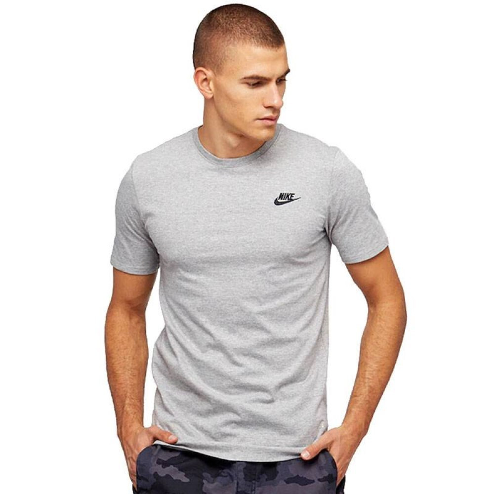 Camiseta Nike M Nsw Club Gris T Shirt Tee Ar4997-064