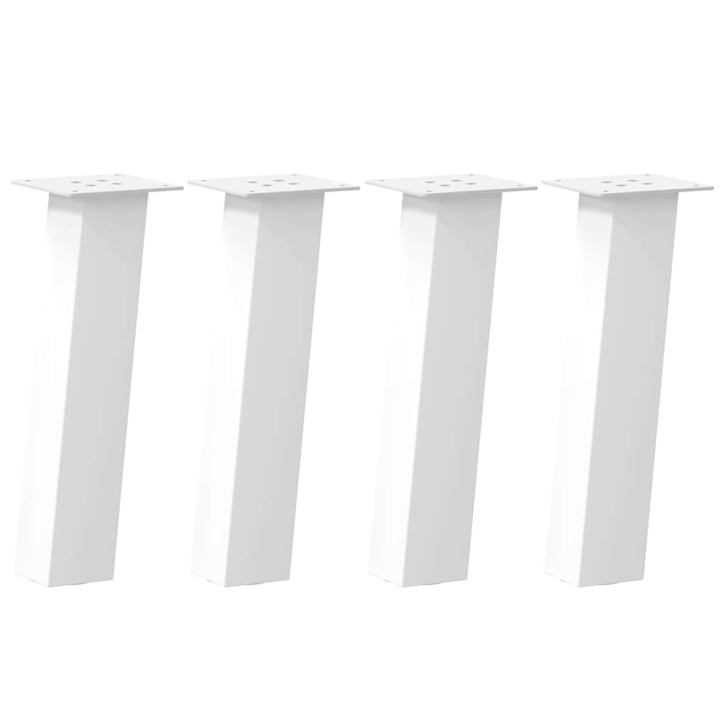 vidaXL Patas para mesa de centro (4 unidades) 30 cm, acero