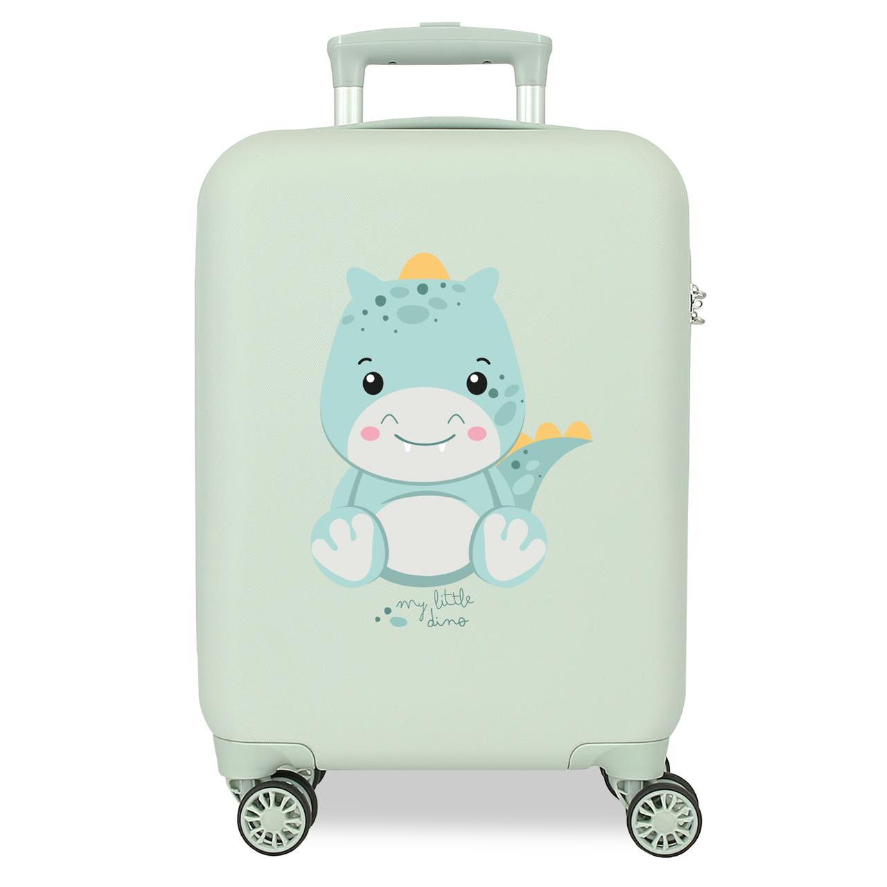Maleta de cabina Roll road Happy pets menta 33x50x20 cm