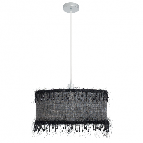 FABRILAMP  Lampara Colgante Edn Negro Modelo Hilos 1xe27 De 40d De
