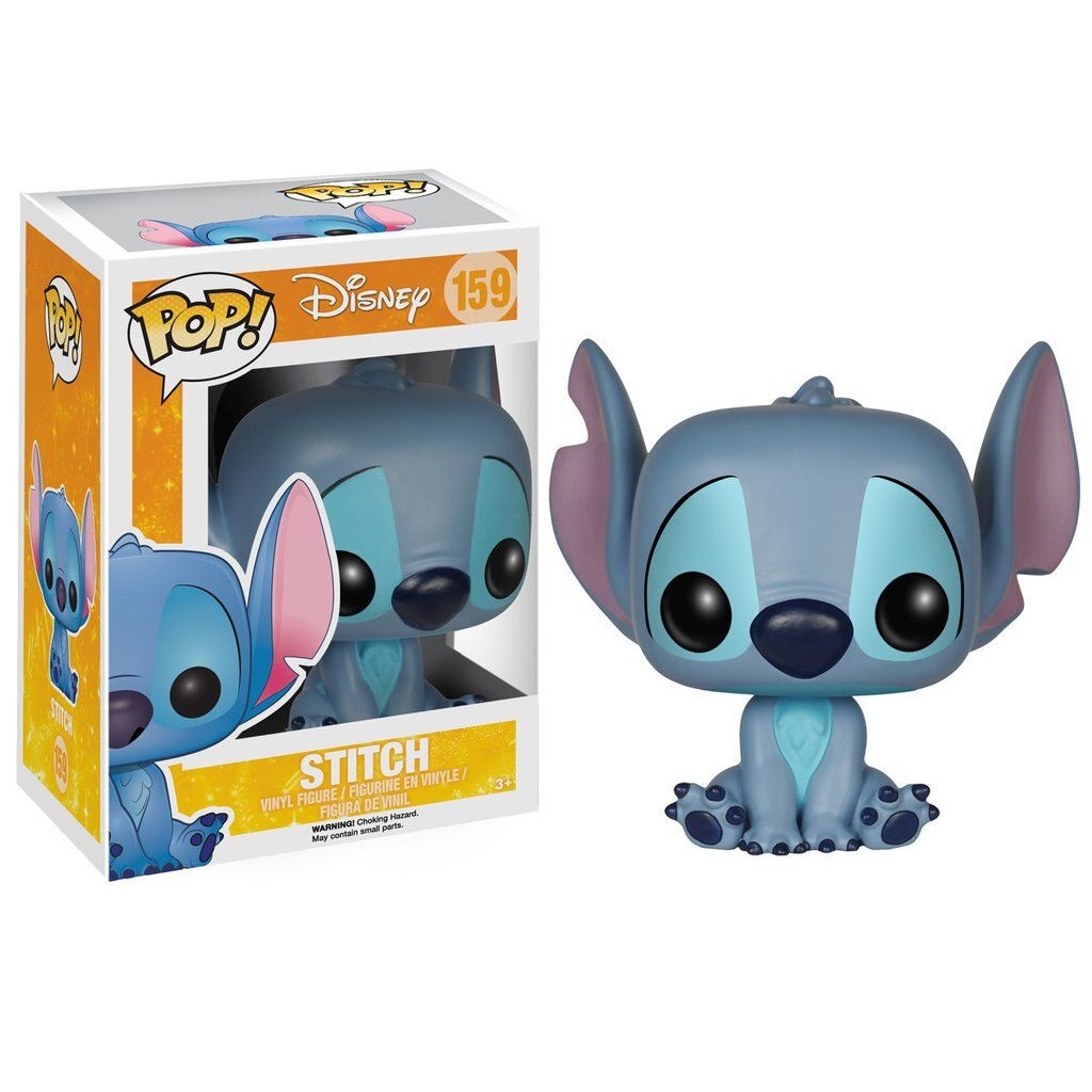 Funko Pop! Lilo & Stitch - Stitch sentado, 6555, Nº159, TIENDA CON LICENCIA OFICIAL, FIGURA, JUGUETE, CABEZÓN, VINILO, MUÑECO, DISNEY, DIBUJOS