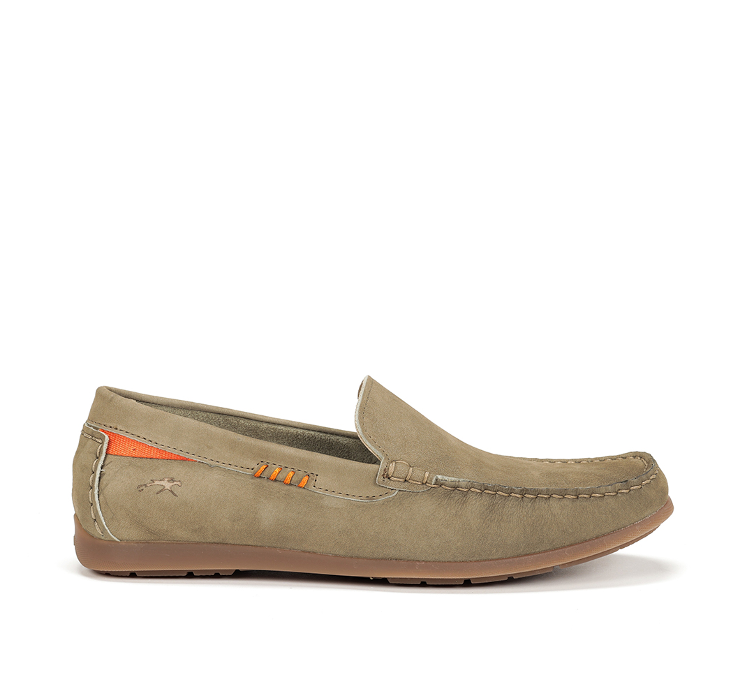 Fluchos TROY F1729 Mocasín Beige Calzado Náutico Ligero Versátil