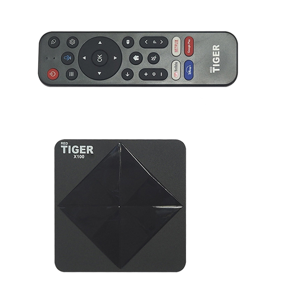 TV Box Android 12 4K Certificado por Google, Amlogic S905Y4-B, 2GB RAM 32GB ROM, 3 Antenas WiFi Bluetooth 5.0, Compatible con Prime Video y Disney+, Control por Voz con Google Assistant
