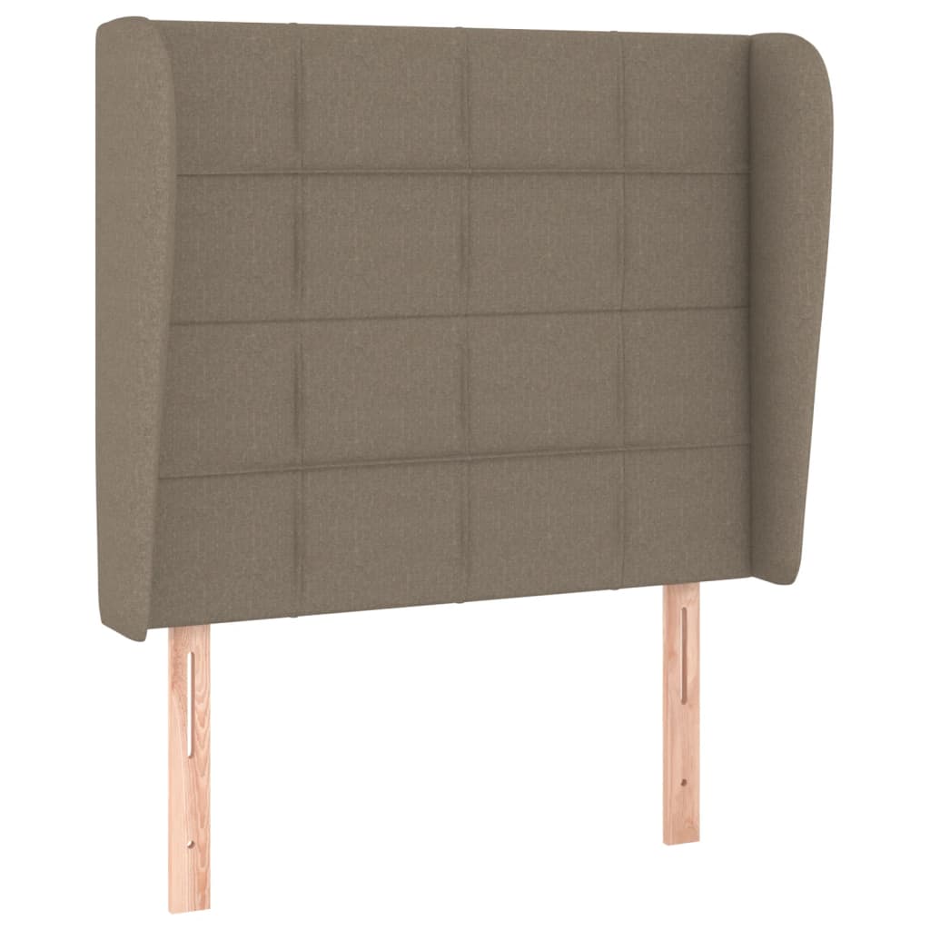 vidaXL Cabecero con orejas de tela 103x23x118/128 cm Multicolor