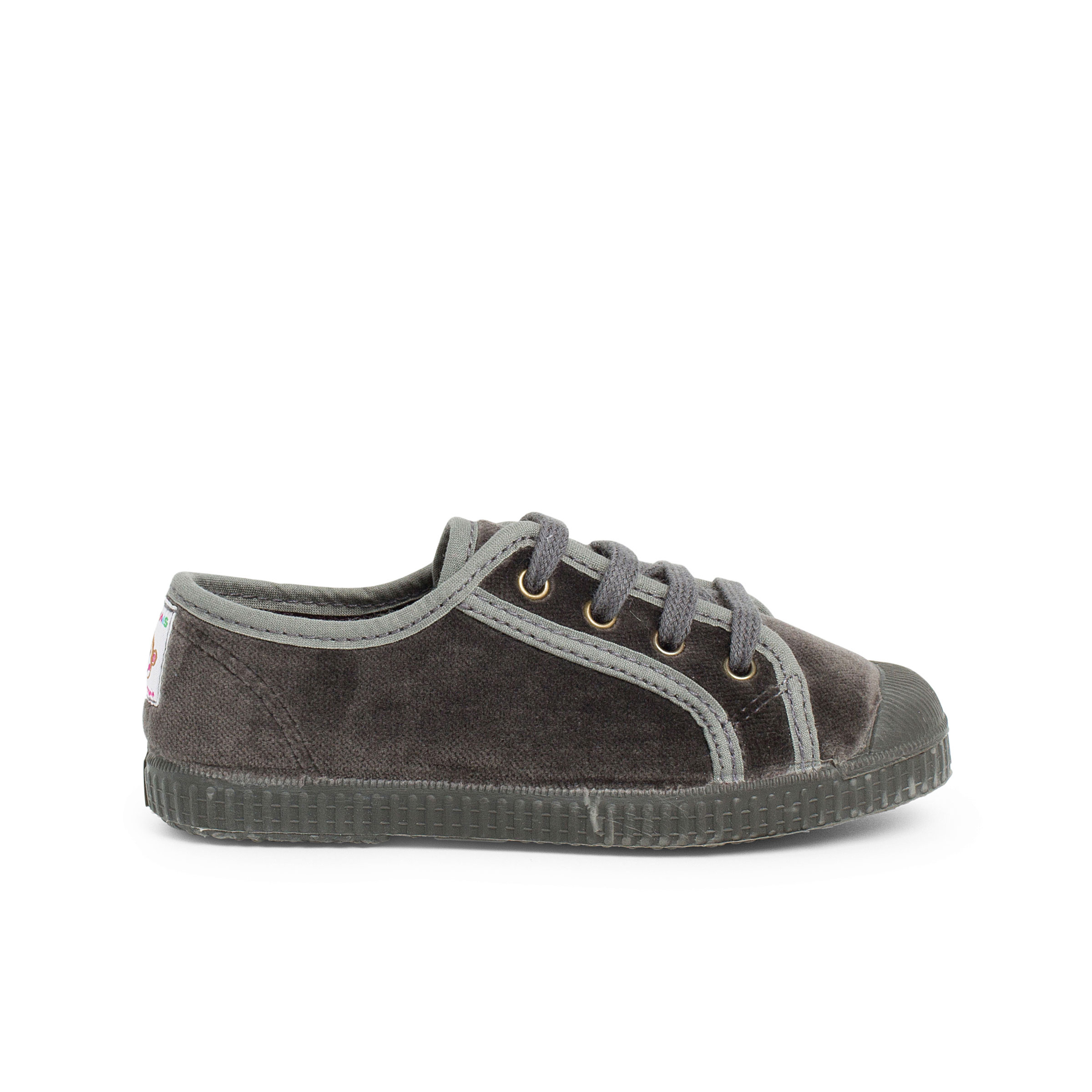 Pisamonas Zapatilla Terciopelo Con Cordones