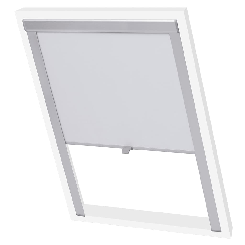 vidaXL Persiana opaca enrollable blanco M06/306