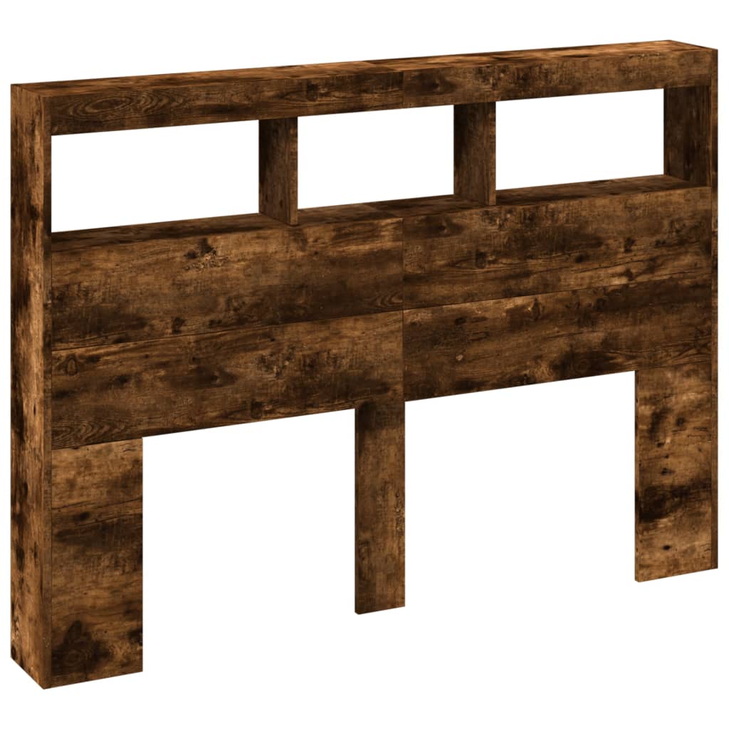 vidaXL Cabecero de cama con luz LED 140x17x102 cm