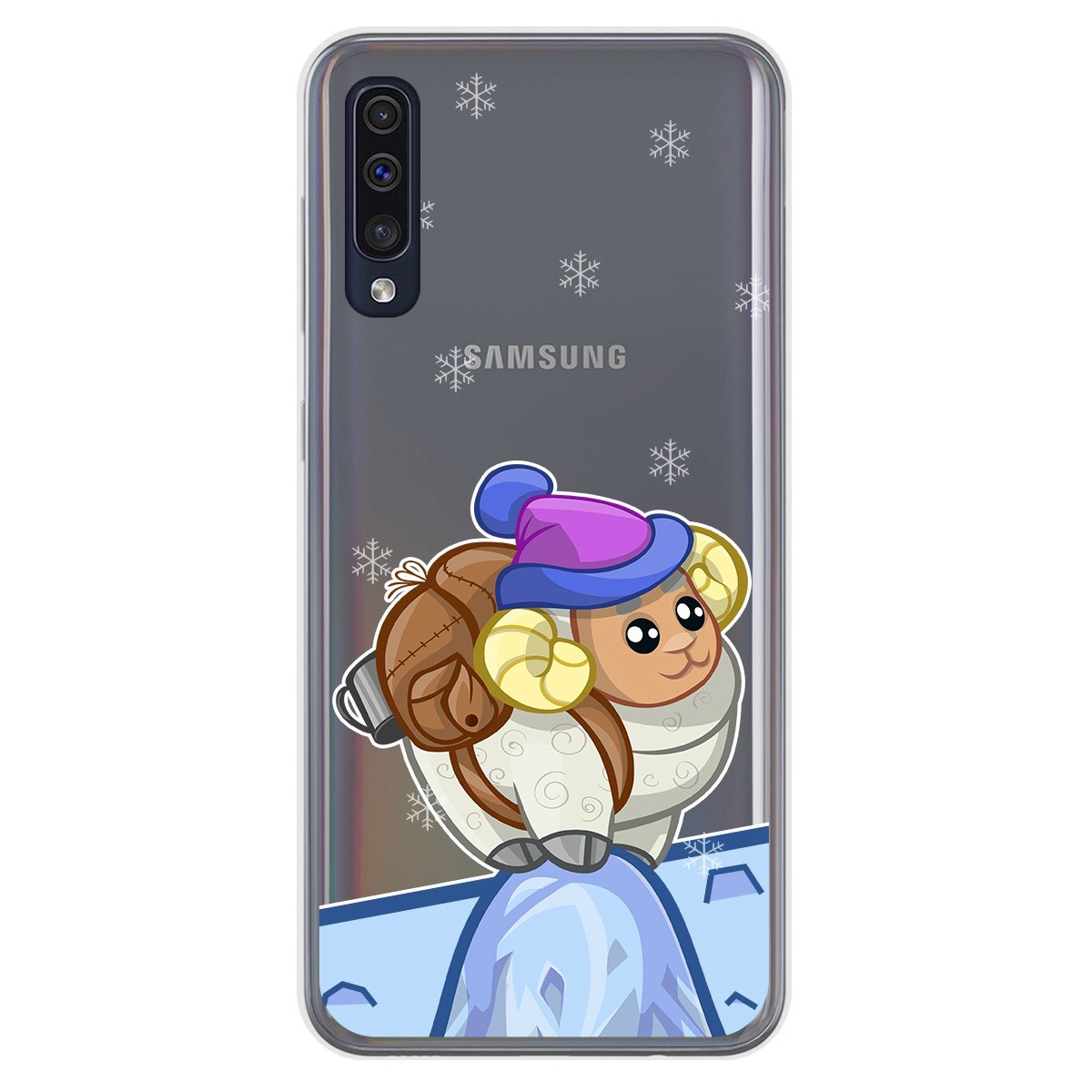 Tumundosmartphone Funda Gel Transparente Samsung Galaxy A50 - Diseño Cabra Dibujos