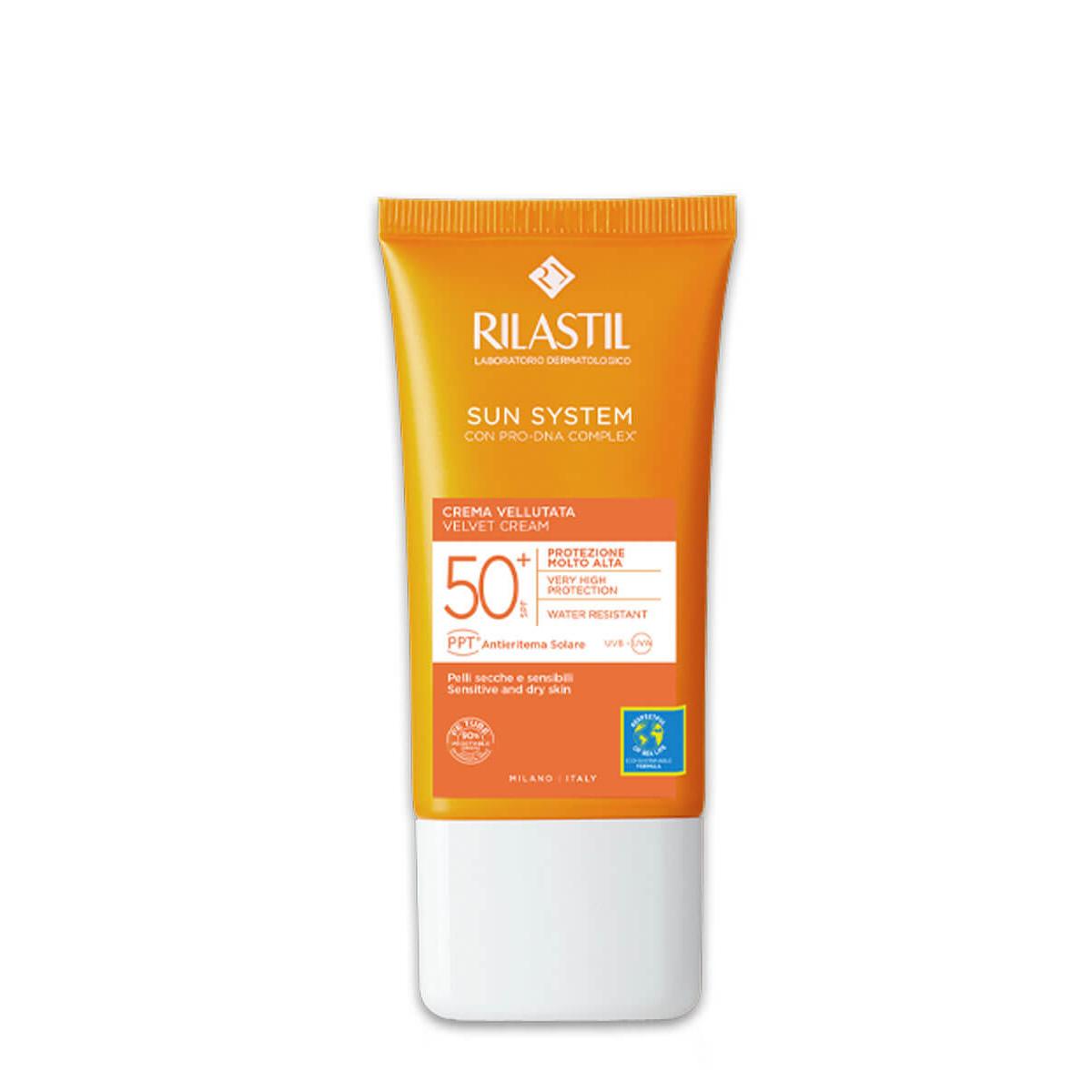 Rilastil sun system velvet touch crema hidratante spf50+ 50ml