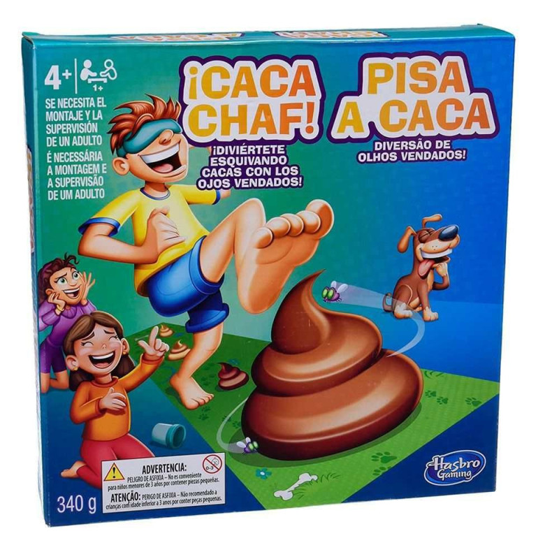 Hasbro ¡caca Chaf! Cv18-cr18 - Juego de Mesa Divertido para Niños y Familias
