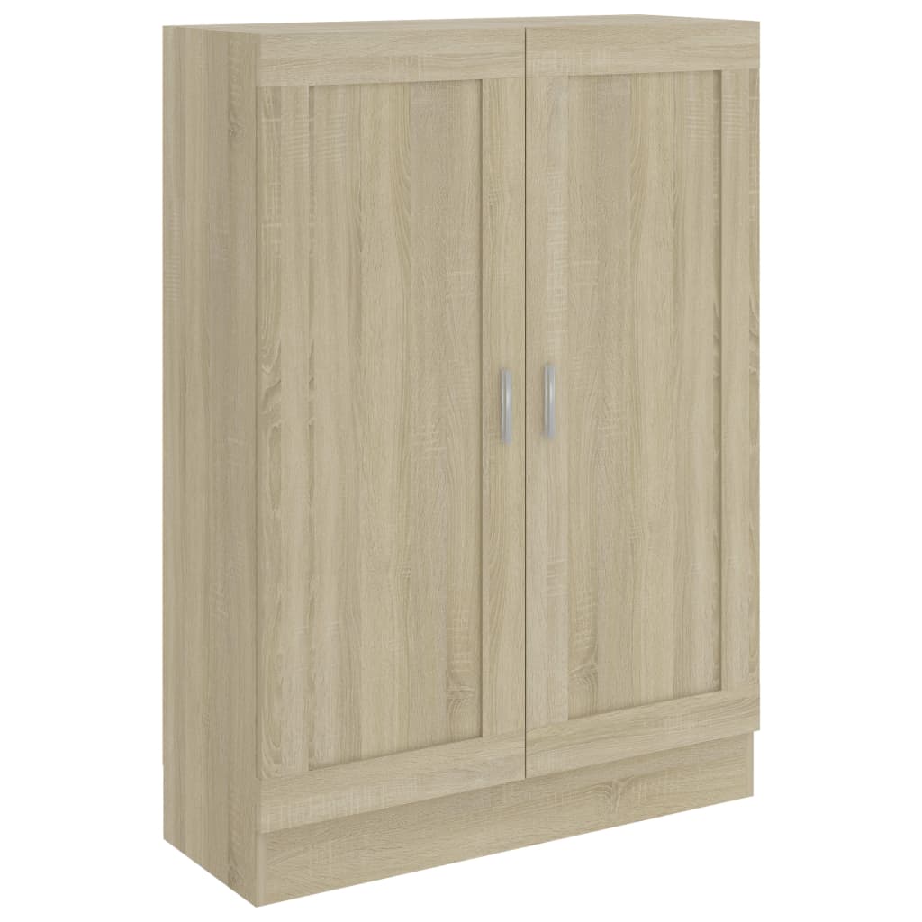 Vidaxl Armario de Libros de Madera Contrachapada 82,5x30,5x115 Cm Blanco