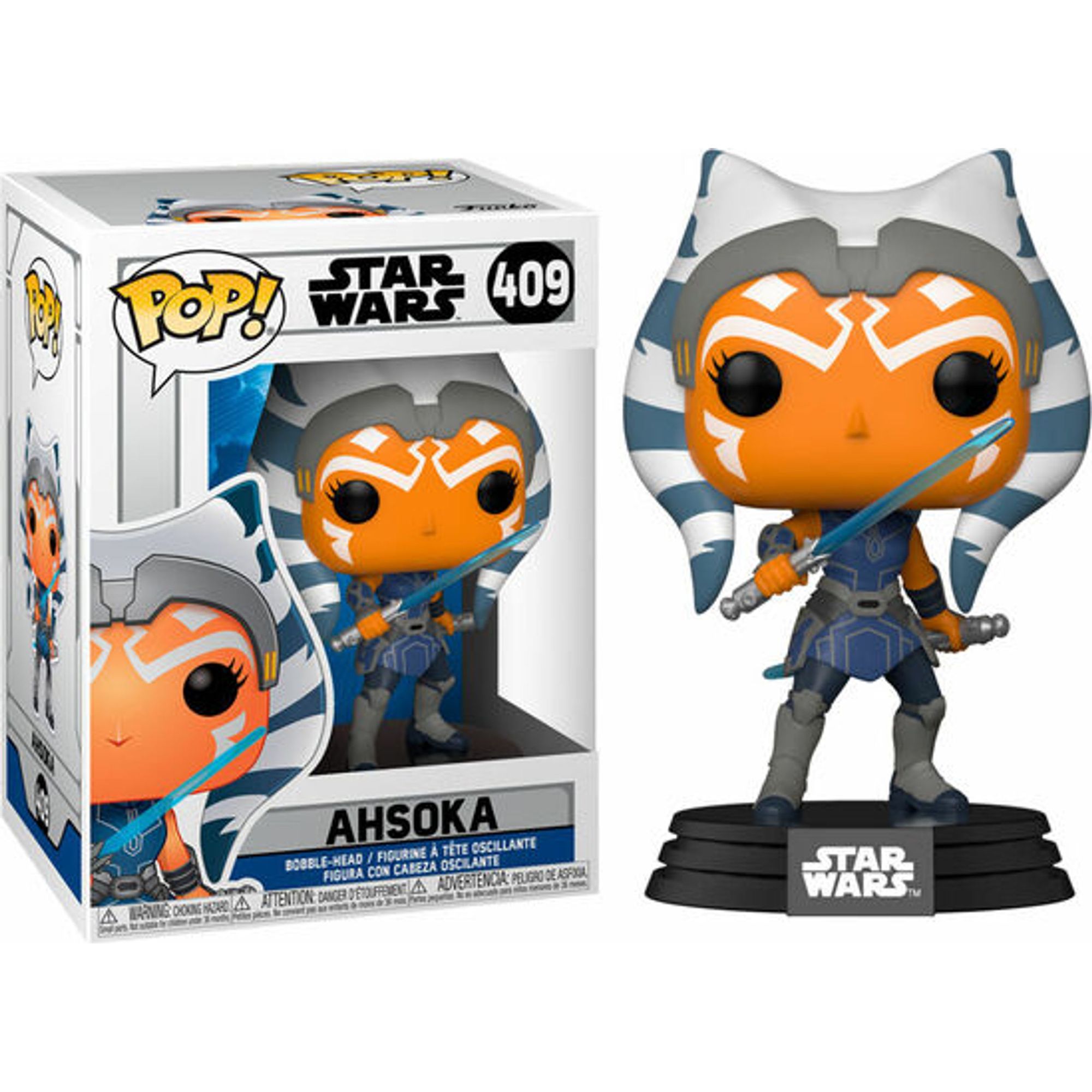 Funko - Figura Pop Star Wars Clone Wars Ahsoka - Funko Pop Coleccionable De Edición Limitada - Funko Pop Diseño Detallado Y Realista - Funko Pop Ideal Para Regalo - Funko Pop Gran Variedad De Personajes